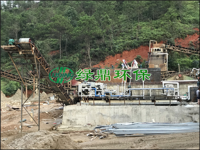 漳州洗沙厂泥浆处理工程 沙场泥浆污泥脱水机运用