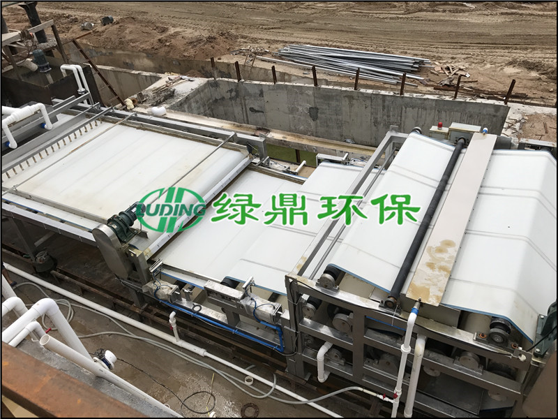 漳州洗沙厂泥浆处理工程 沙场泥浆污泥脱水机运用