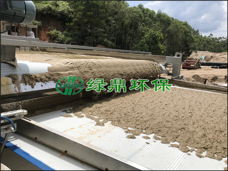 漳州洗沙厂泥浆处理工程 沙场泥浆污泥脱水机运用