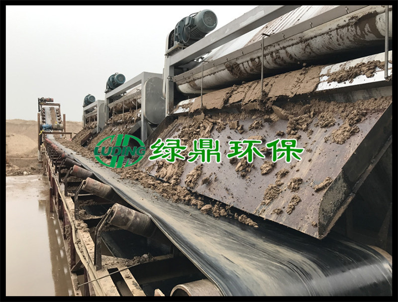 西安洗沙厂泥浆处理工程 沙场泥浆脱水机运行案例