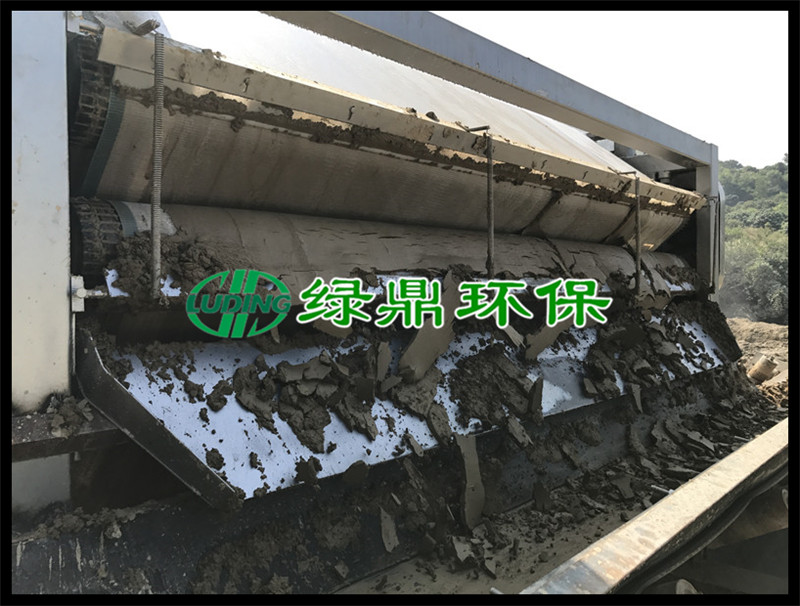 衢州沙场泥浆处理工程 3米带宽洗沙污泥脱水机运用