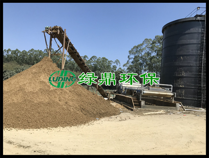 衢州沙场泥浆处理工程 3米带宽洗沙污泥脱水机运用